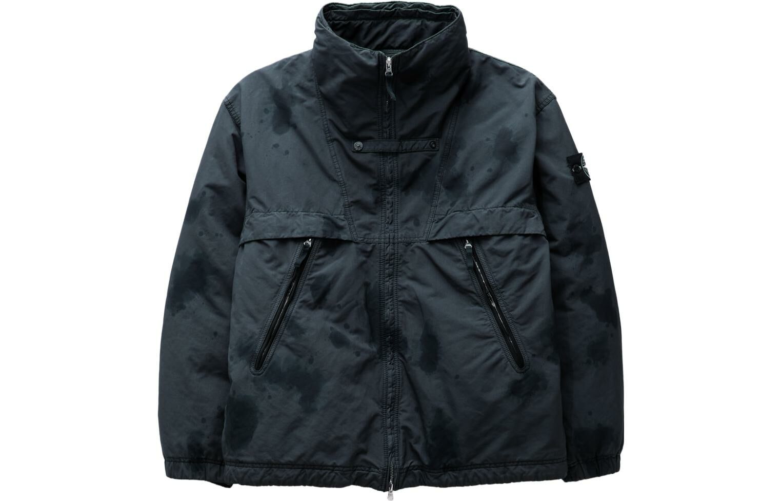 【代購】STONE ISLAND FW23 Down Jacket White Logo Rare Edition Unisex Smoke Gray