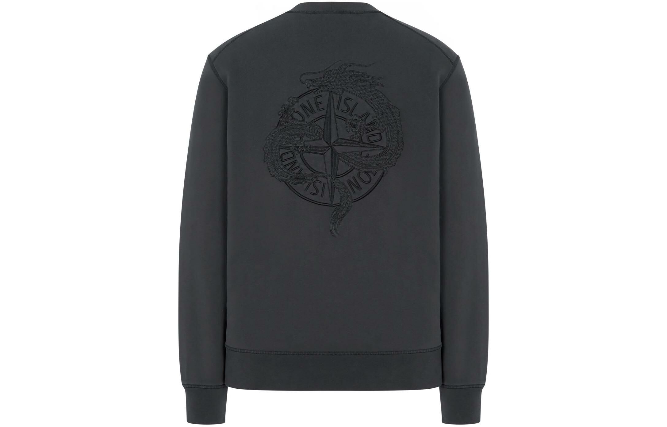 【代購】STONE ISLAND SS24 Sweatshirt Unisex Dark Gray