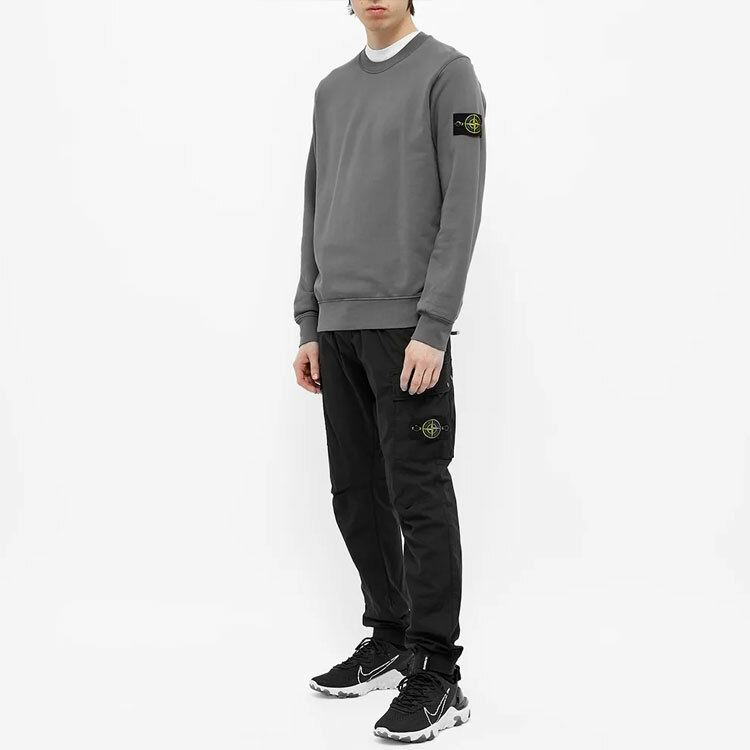 【代購】STONE ISLAND Compass-patch Cotton Sweatshirt