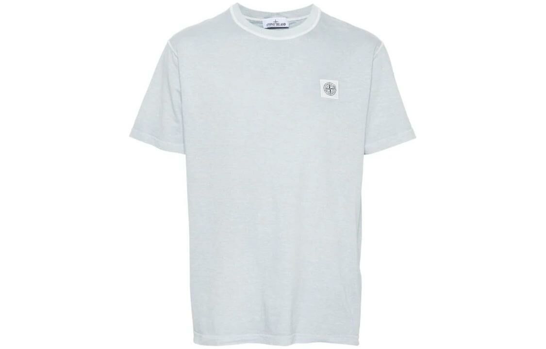 【代購】STONE ISLAND Logo-patch Cotton T-shirt