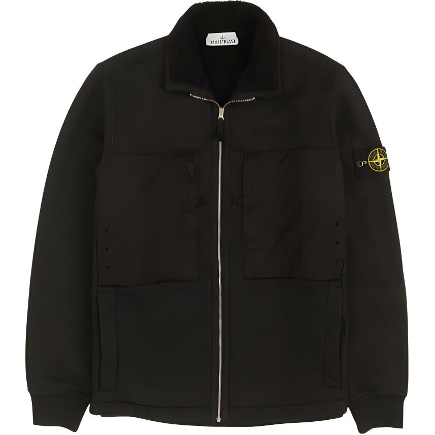 【代購】STONE ISLAND Compass-badge Funnel-neck Jacket