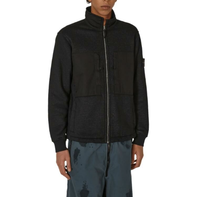 【代購】STONE ISLAND Compass-badge Funnel-neck Jacket