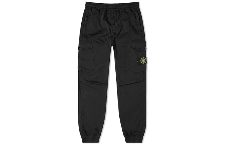 【代購】STONE ISLAND Casual Pants Men's Black