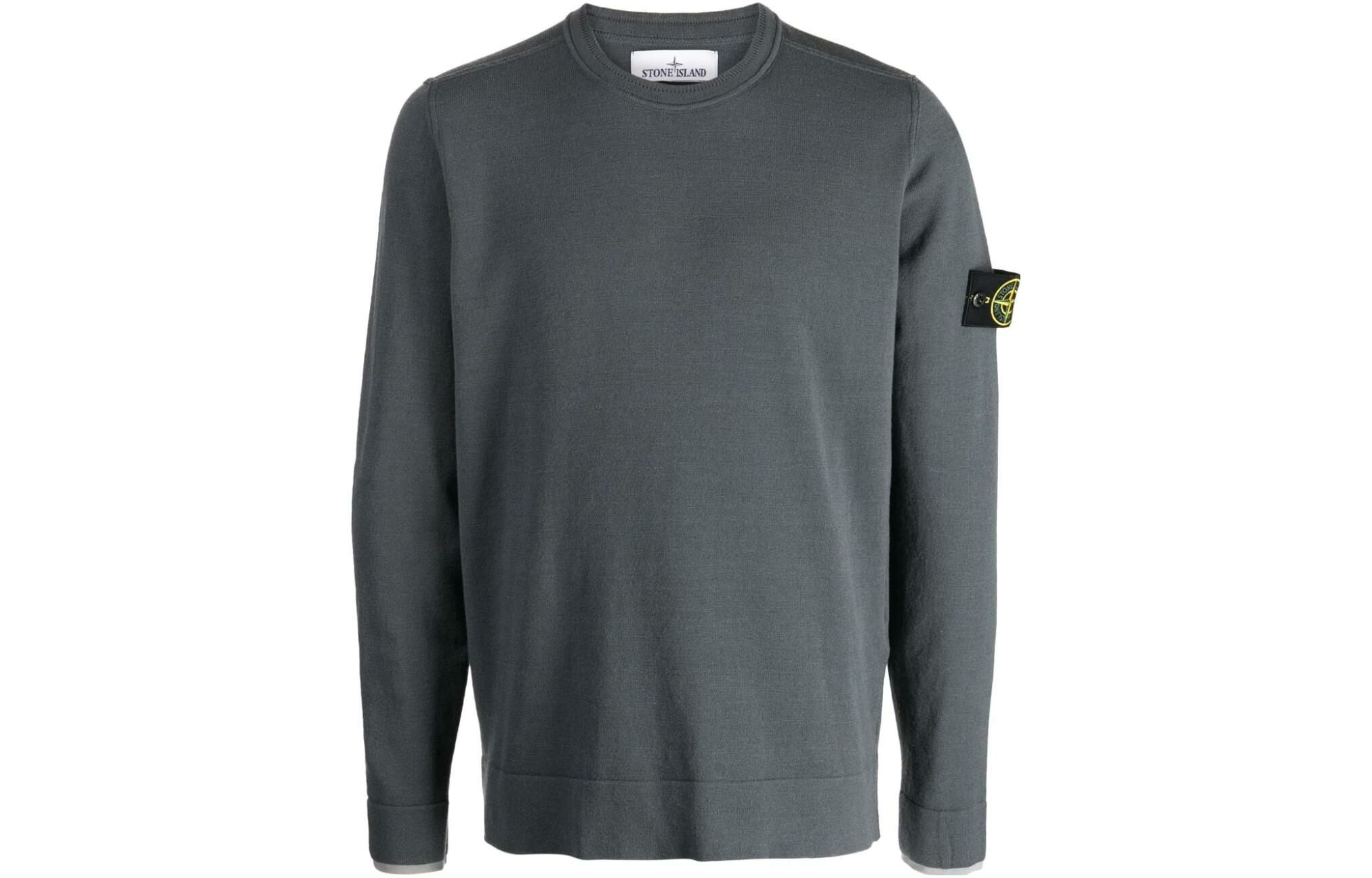 【代購】STONE ISLAND Compass Patch Crewneck Jumper