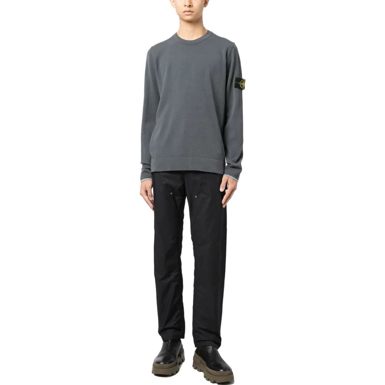 【代購】STONE ISLAND Compass Patch Crewneck Jumper