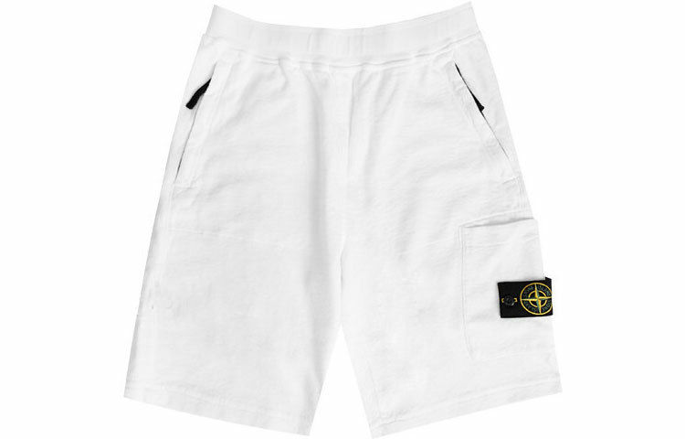 【代購】STONE ISLAND Side Logo-patch Shorts