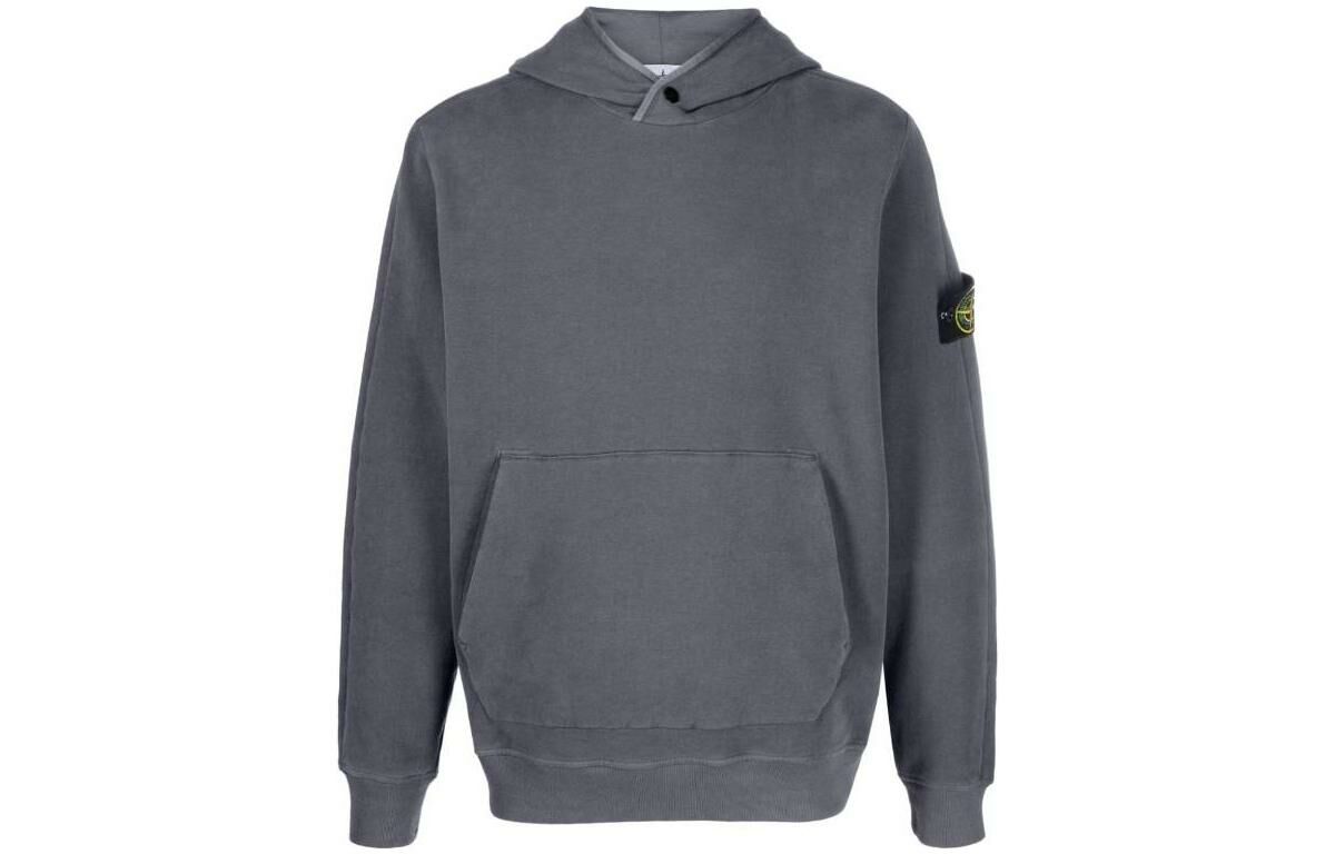 【代購】STONE ISLAND Compass Logo-patch Cotton Hoodie