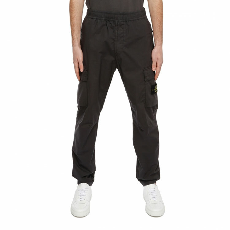 【代購】STONE ISLAND SS22 Cargo Pants Men's Charcoal Black