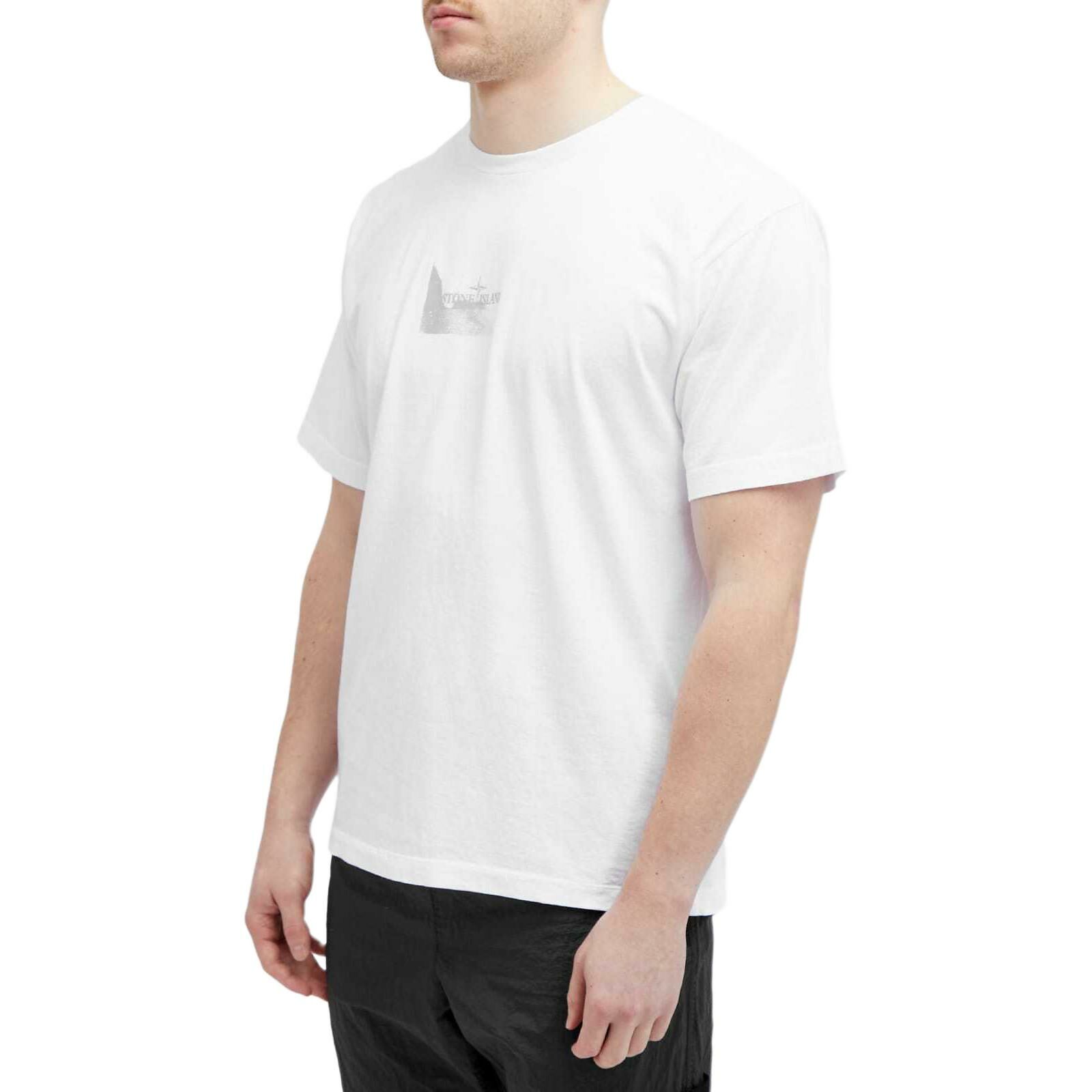 【代購】STONE ISLAND T-Shirt Men's White