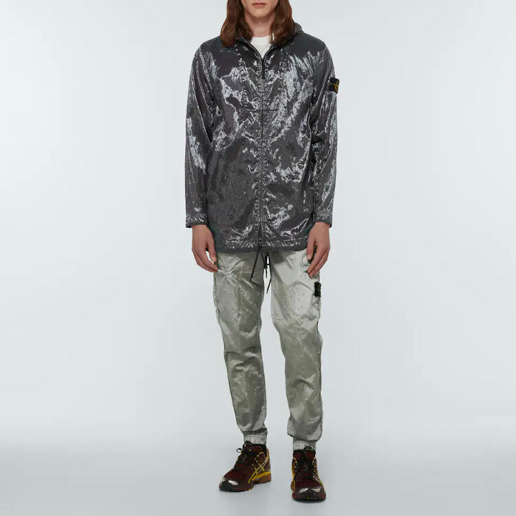 【代購】STONE ISLAND Knitted Sports Pants Men's Ice Color