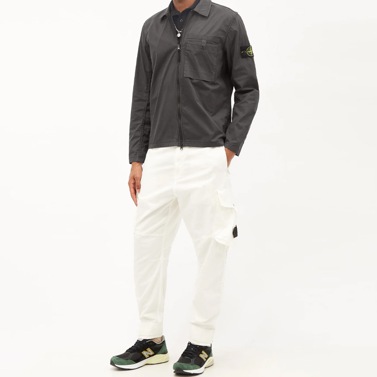 【代購】STONE ISLAND SS22 Jacket Fall Men's Charcoal Gray