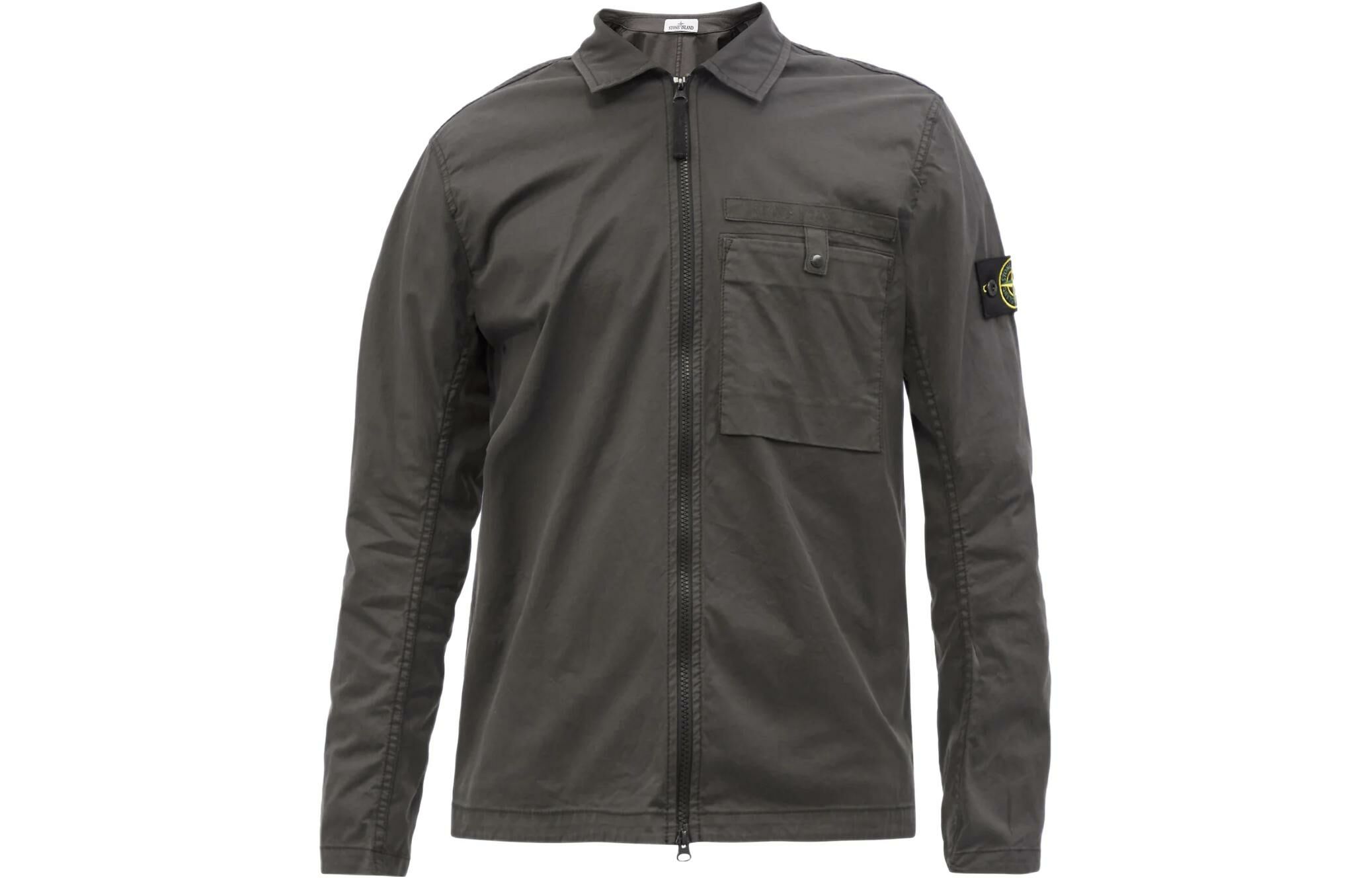 【代購】STONE ISLAND SS22 Jacket Fall Men's Charcoal Gray
