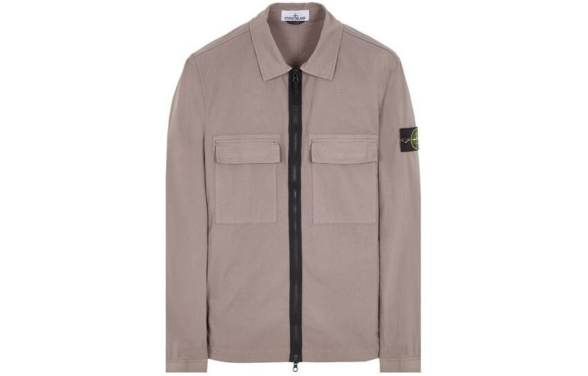 【代購】STONE ISLAND Compass-badge Shirt Jacket