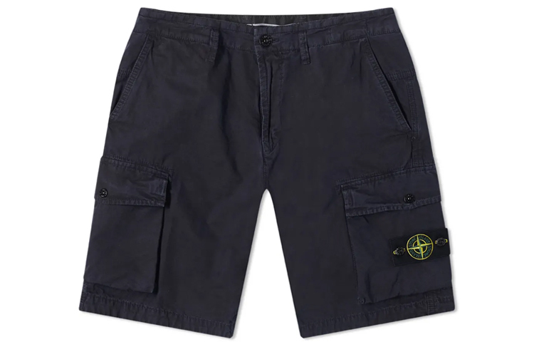 【代購】STONE ISLAND SS21 Loose Fit Shorts Men's Navy Blue