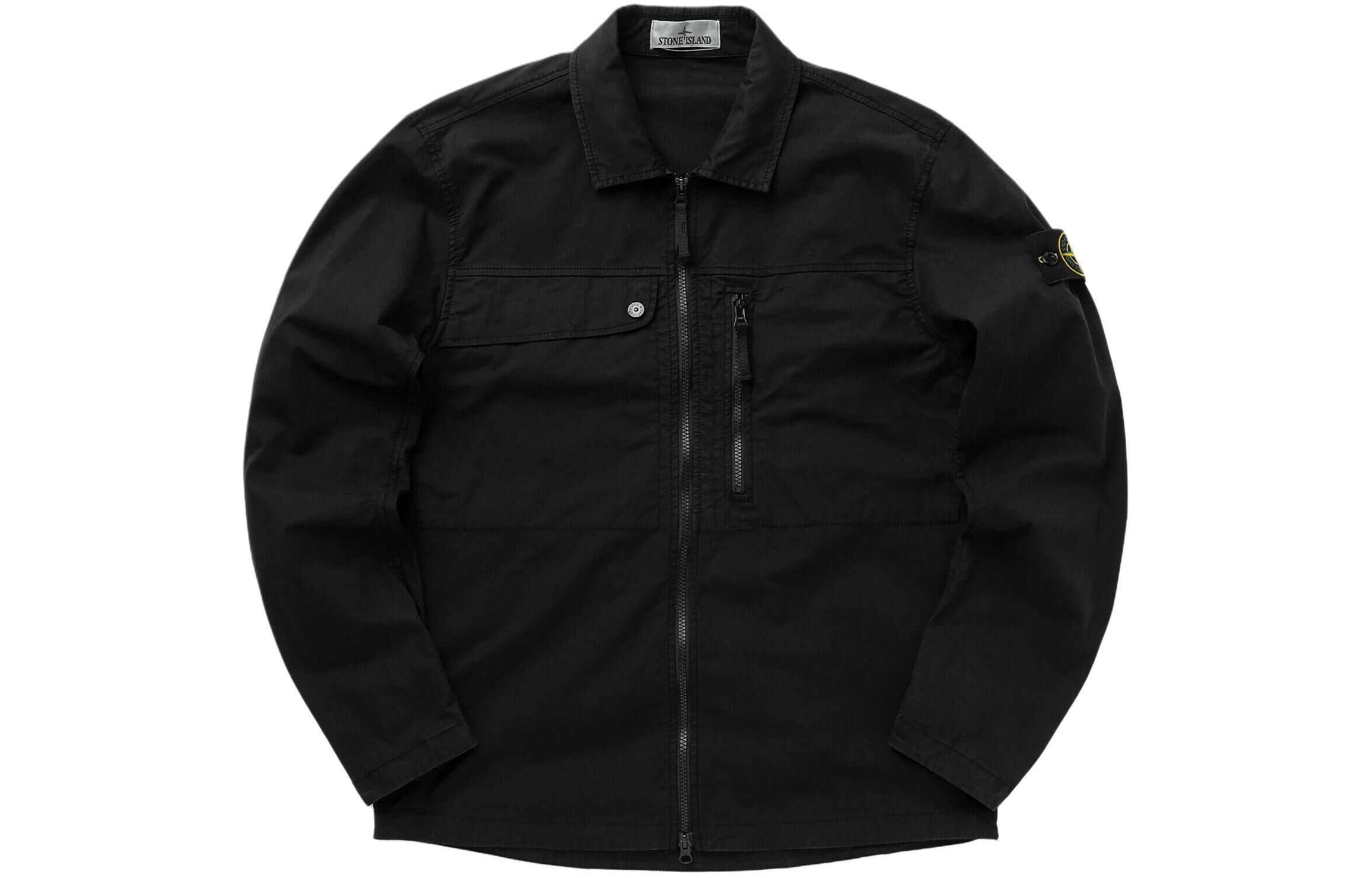 【代購】STONE ISLAND SS24 Jackets Coats Men's Black