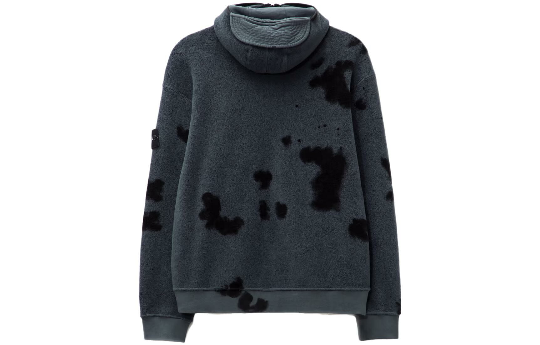 【代購】STONE ISLAND Velvet-feel Coat Unisex Smoke Gray