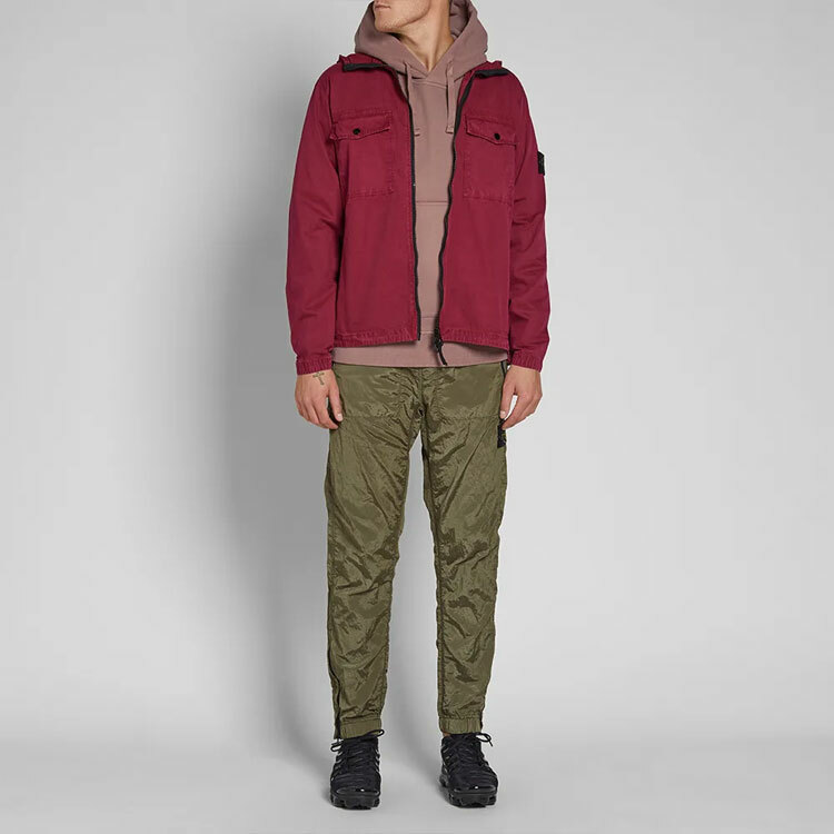 【代購】STONE ISLAND Jacket Men's Burgundy