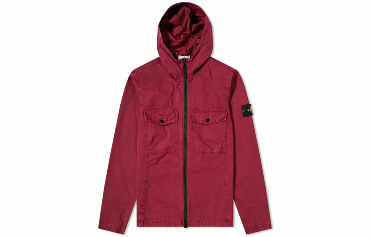 【代購】STONE ISLAND Jacket Men's Burgundy