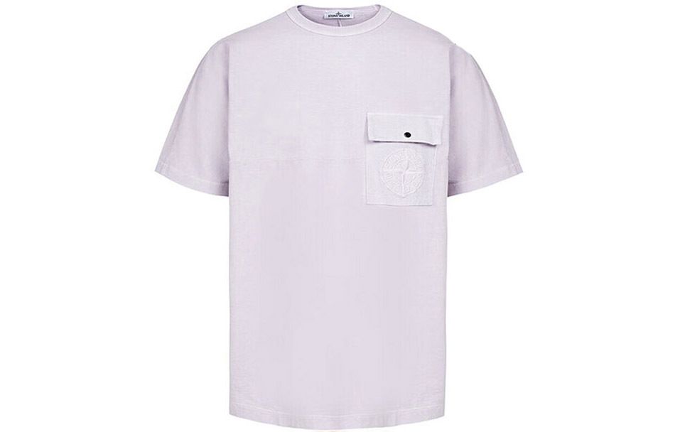 【代購】STONE ISLAND T-Shirts Men Rose Pink