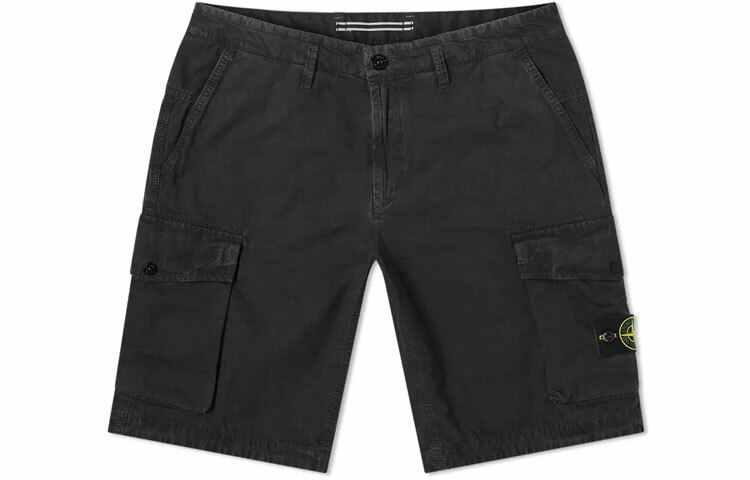 【代購】STONE ISLAND SS21 Casual Shorts Men's Black