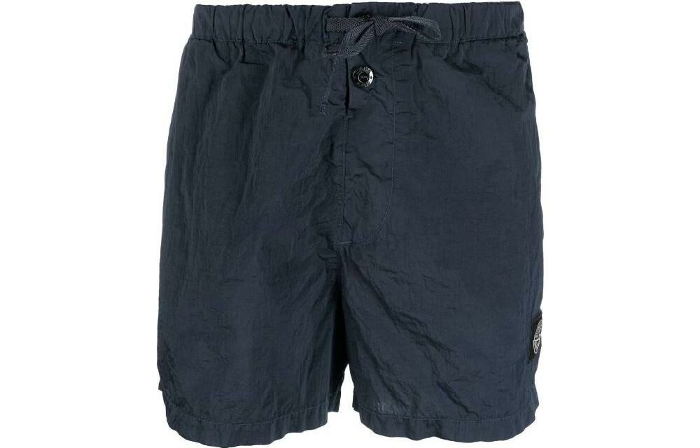 【代購】STONE ISLAND Logo-patch Detail Swim Shorts