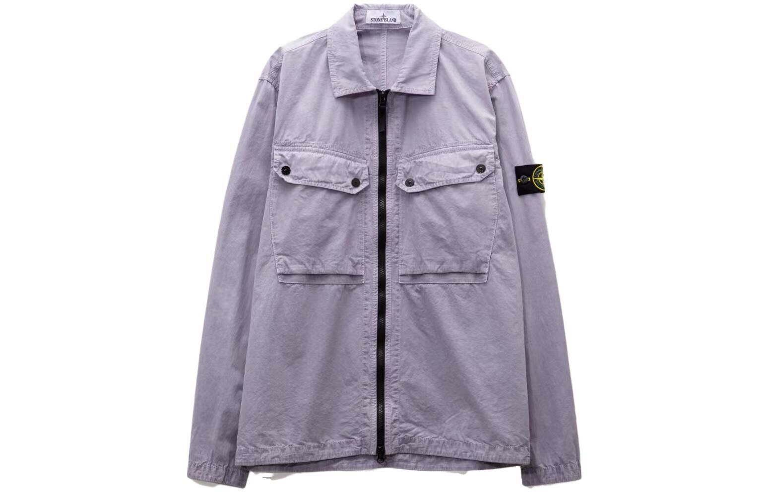 【代購】STONE ISLAND Shirts Men Lavender