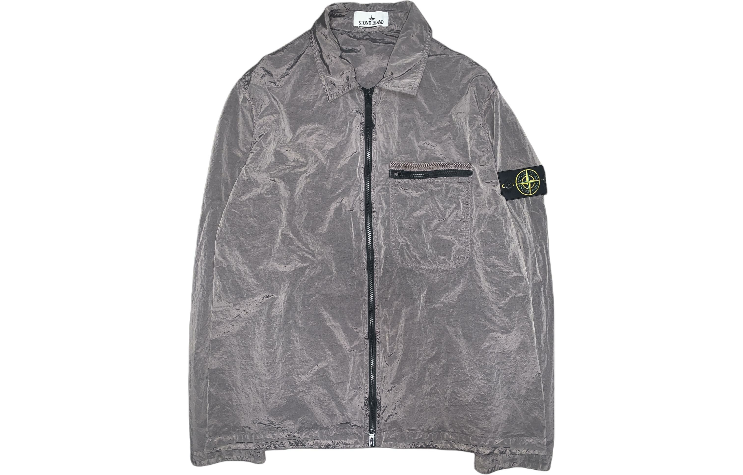 【代購】STONE ISLAND Zip-up Shirt Jacket