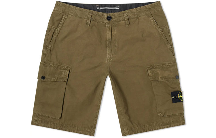 【代購】STONE ISLAND Casual Shorts Men's Olive Green
