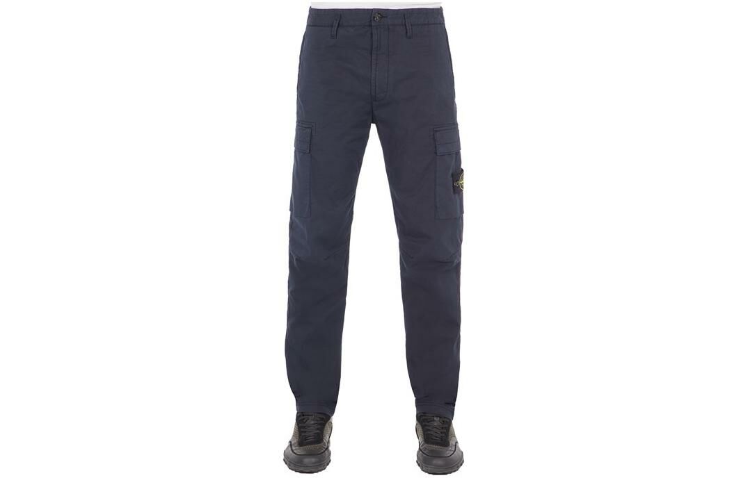 【代購】STONE ISLAND Cargo Pants Men Marine Blue