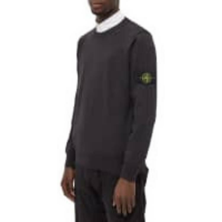 【代購】STONE ISLAND Sweaters Men Charcoal Gray