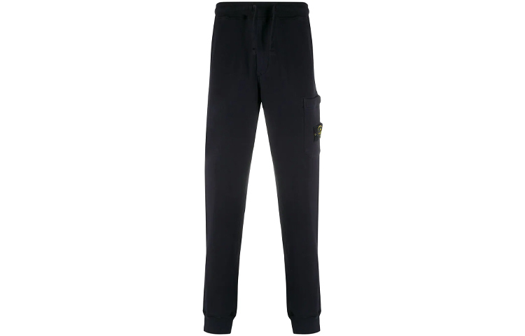 【代購】STONE ISLAND Knitted Sports Pants Men's Marine Blue