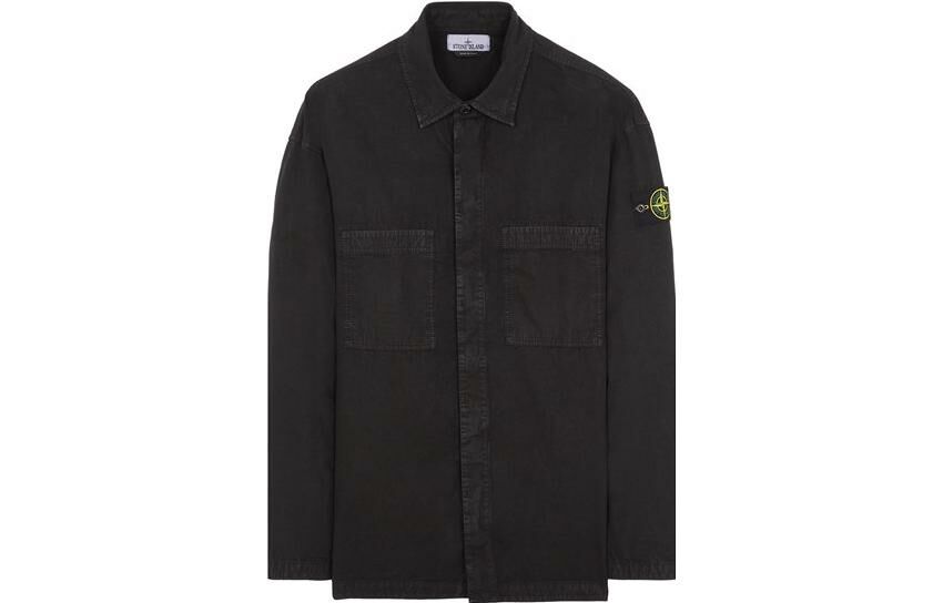【代購】STONE ISLAND Shirts Men Black