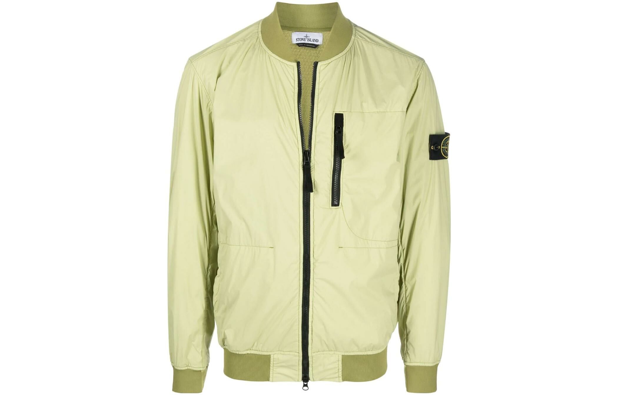 【代購】STONE ISLAND Compass-patch Zip-up Jacket