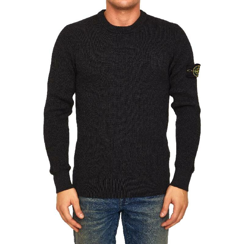 【代購】STONE ISLAND Logo Patch Knitted Jumper