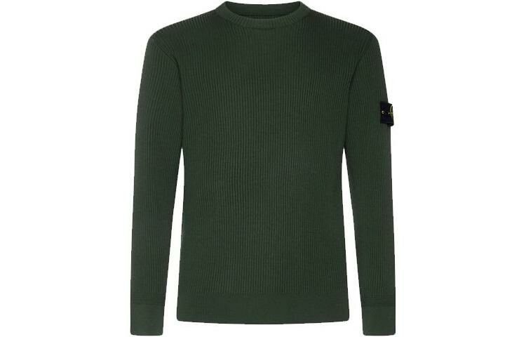 【代購】STONE ISLAND Logo Patch Knitted Jumper