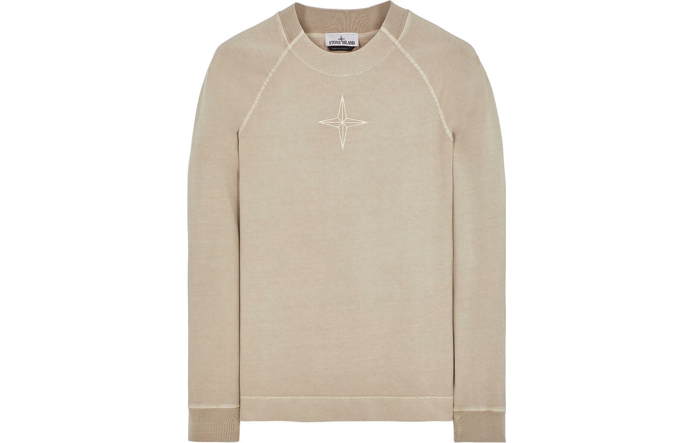 【代購】STONE ISLAND Logo-embroidered Cotton Sweatshirt