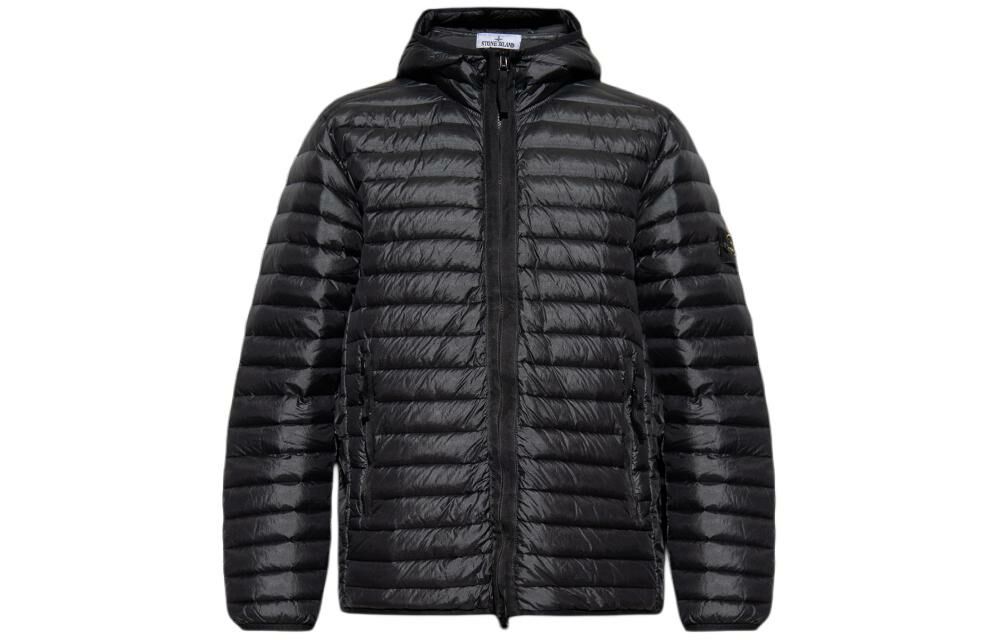 【代購】STONE ISLAND Compass-patch Hooded Padded Jacket