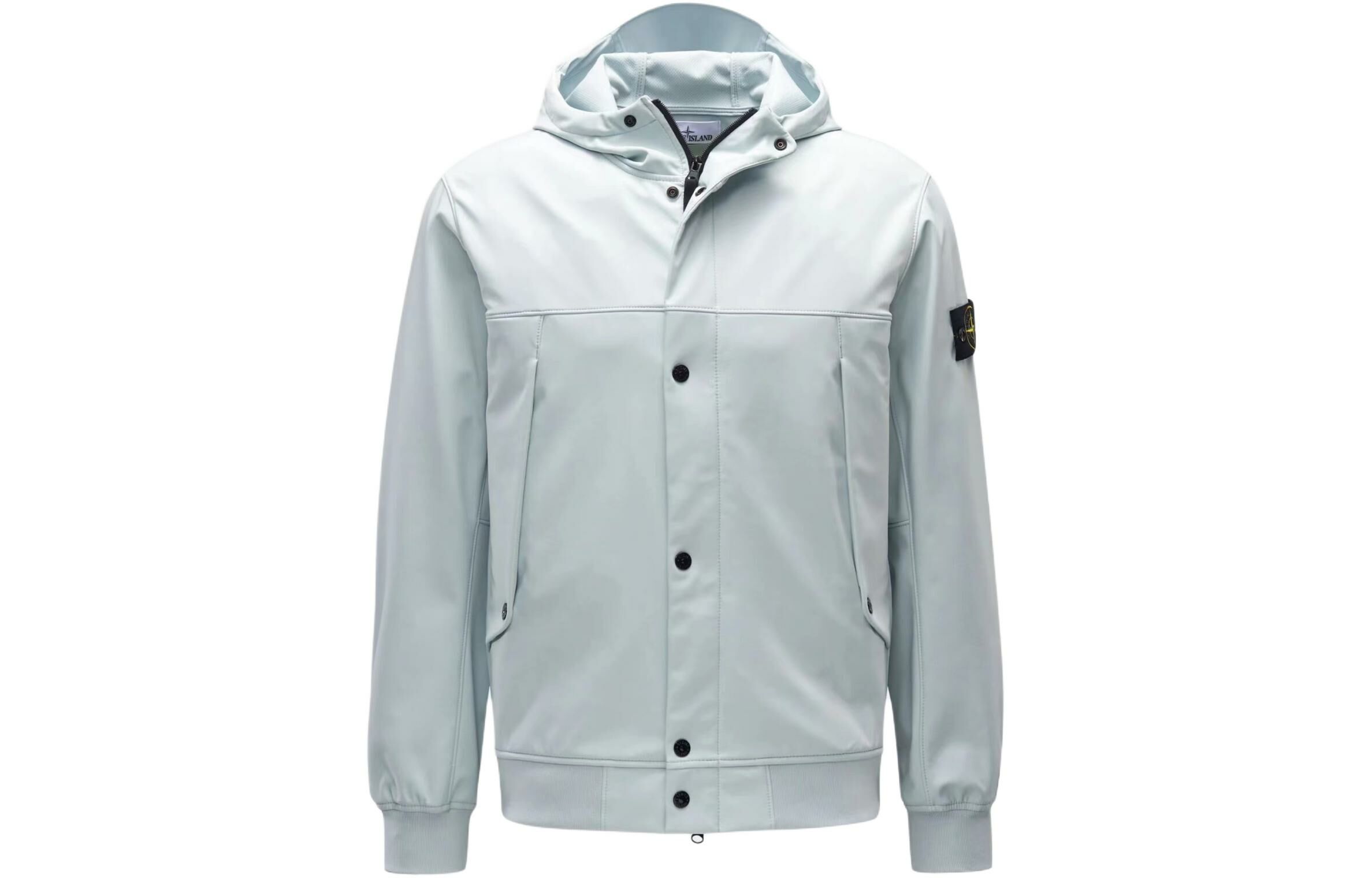 【代購】STONE ISLAND SS24 Jackets Men Ice Frost Blue