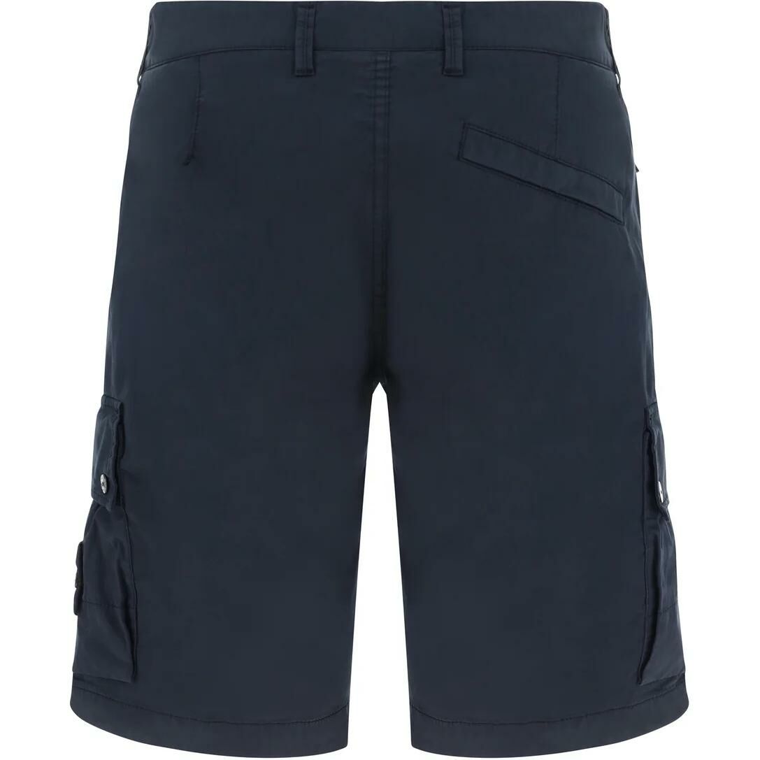 【代購】STONE ISLAND Compass-Patch Knee-Length Cargo Shorts