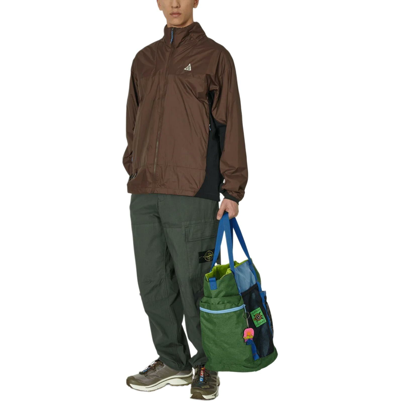 【代購】STONE ISLAND Compass-motif Cargo Pants