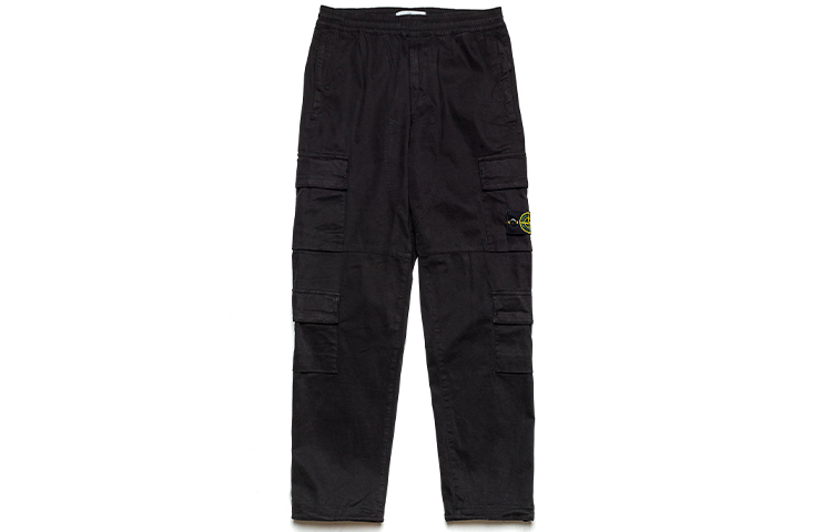 【代購】STONE ISLAND Casual Pants Men's Black