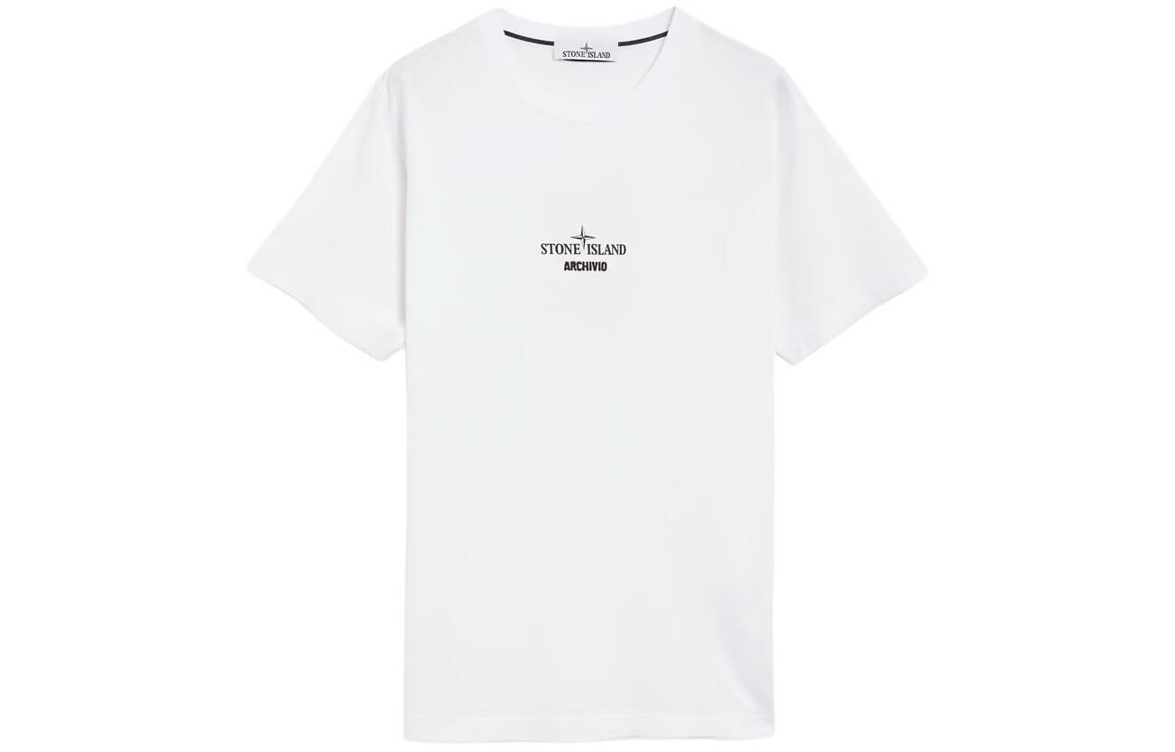 【代購】STONE ISLAND Logo Printed Crewneck T-Shirt