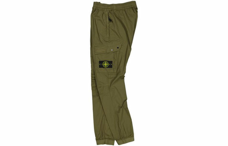 【代購】STONE ISLAND SS21 Casual Pants Men's Army Green
