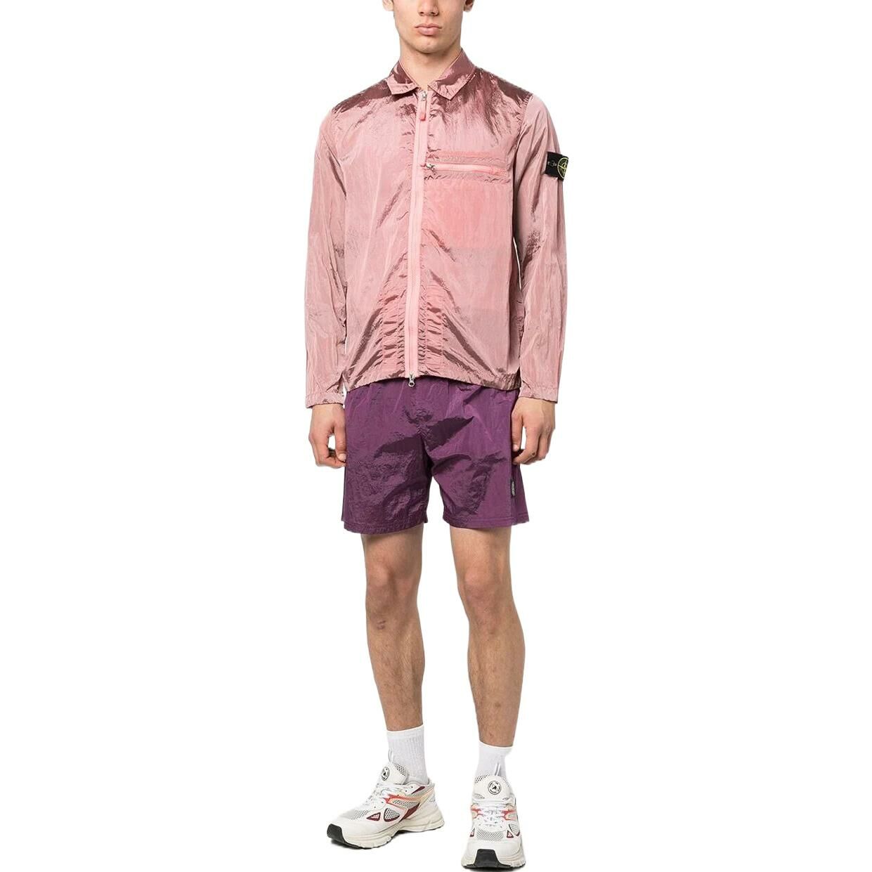 【代購】STONE ISLAND SS23 Nylon Meta Jackets Coats Men's Pink