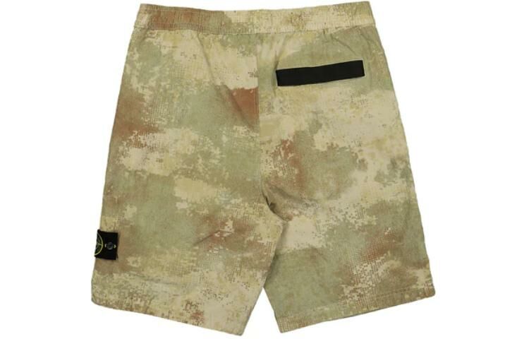 【代購】STONE ISLAND Abstract-print Bermuda Shorts