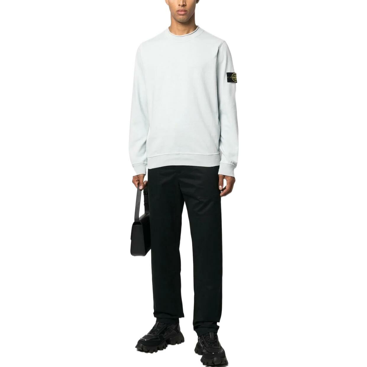 【代購】STONE ISLAND Stone Island 40Th Anniversary Collection Sweatshirt Men's Pearl Gray