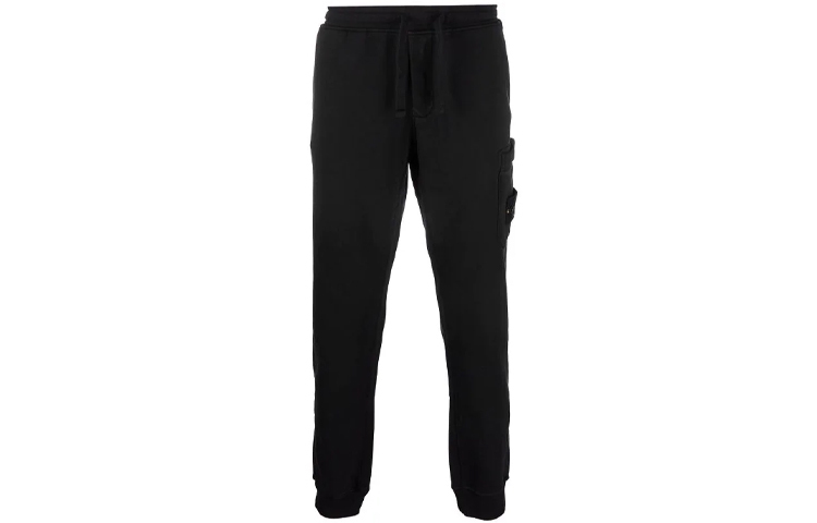 【代購】STONE ISLAND Knitted Sports Pants Men's Black