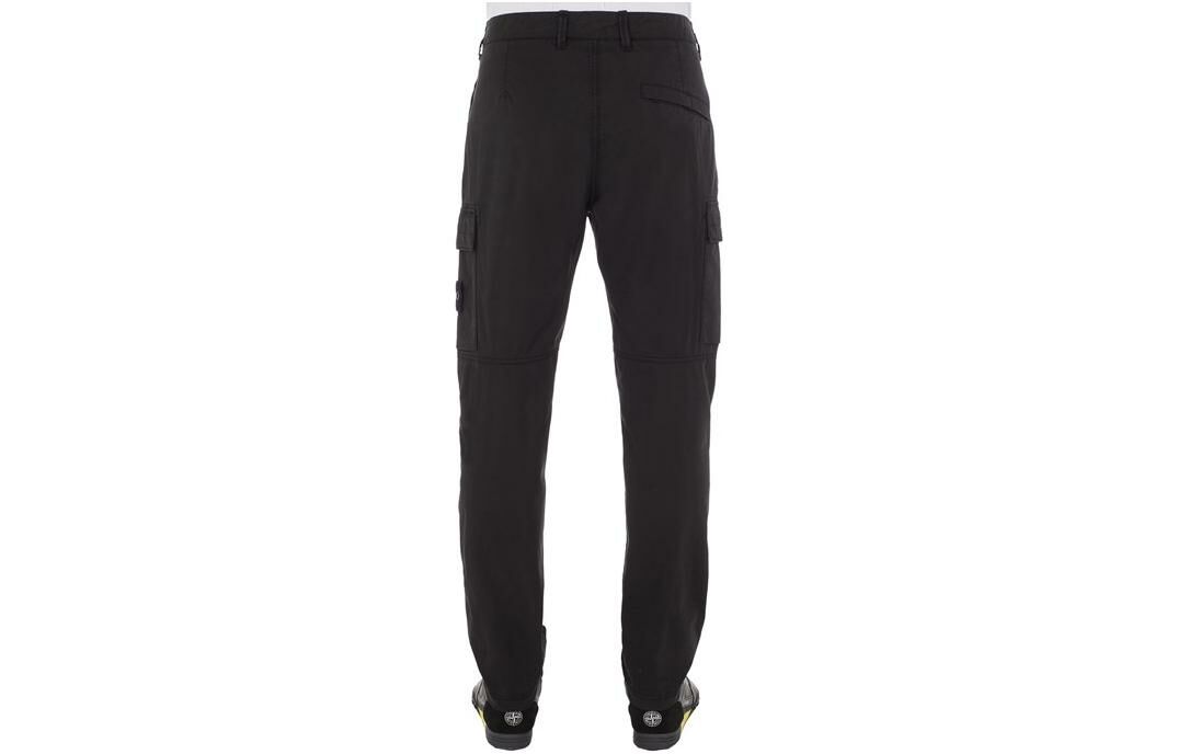 【代購】STONE ISLAND Cargo Pants Men's Black