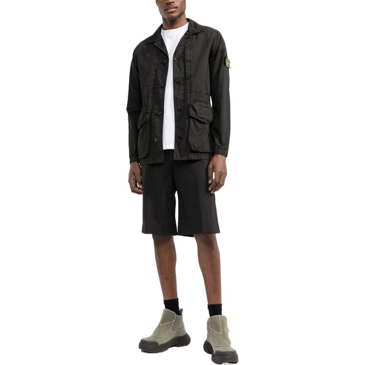 【代購】STONE ISLAND Jackets Men Black