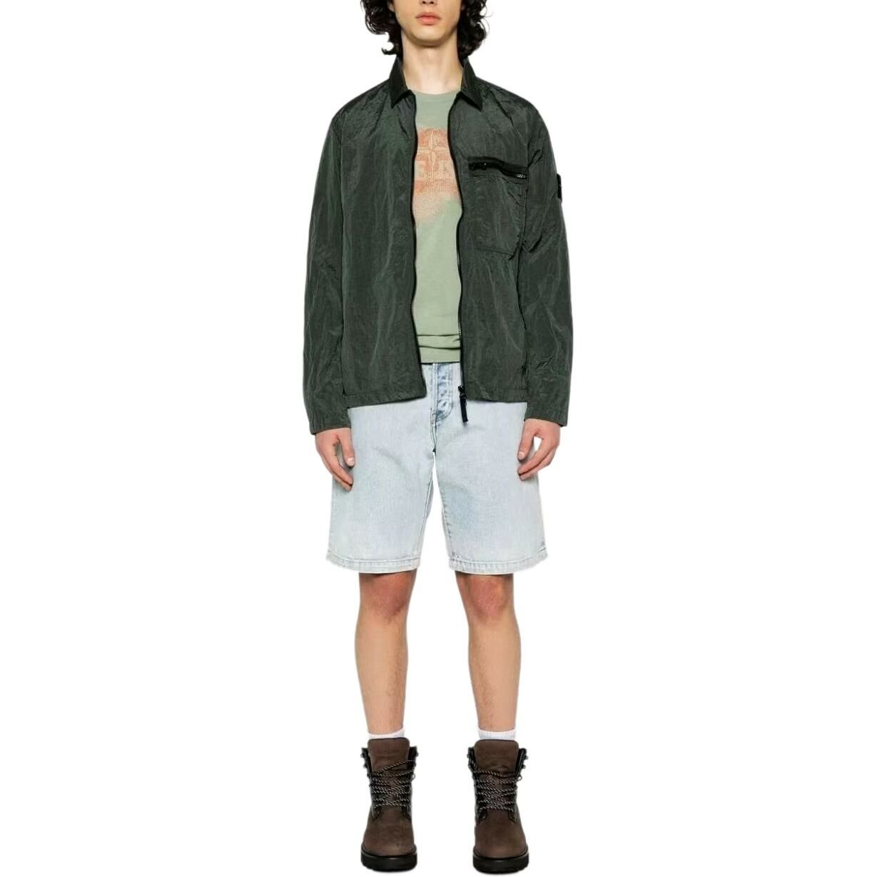 【代購】STONE ISLAND Jackets Men Moss Green